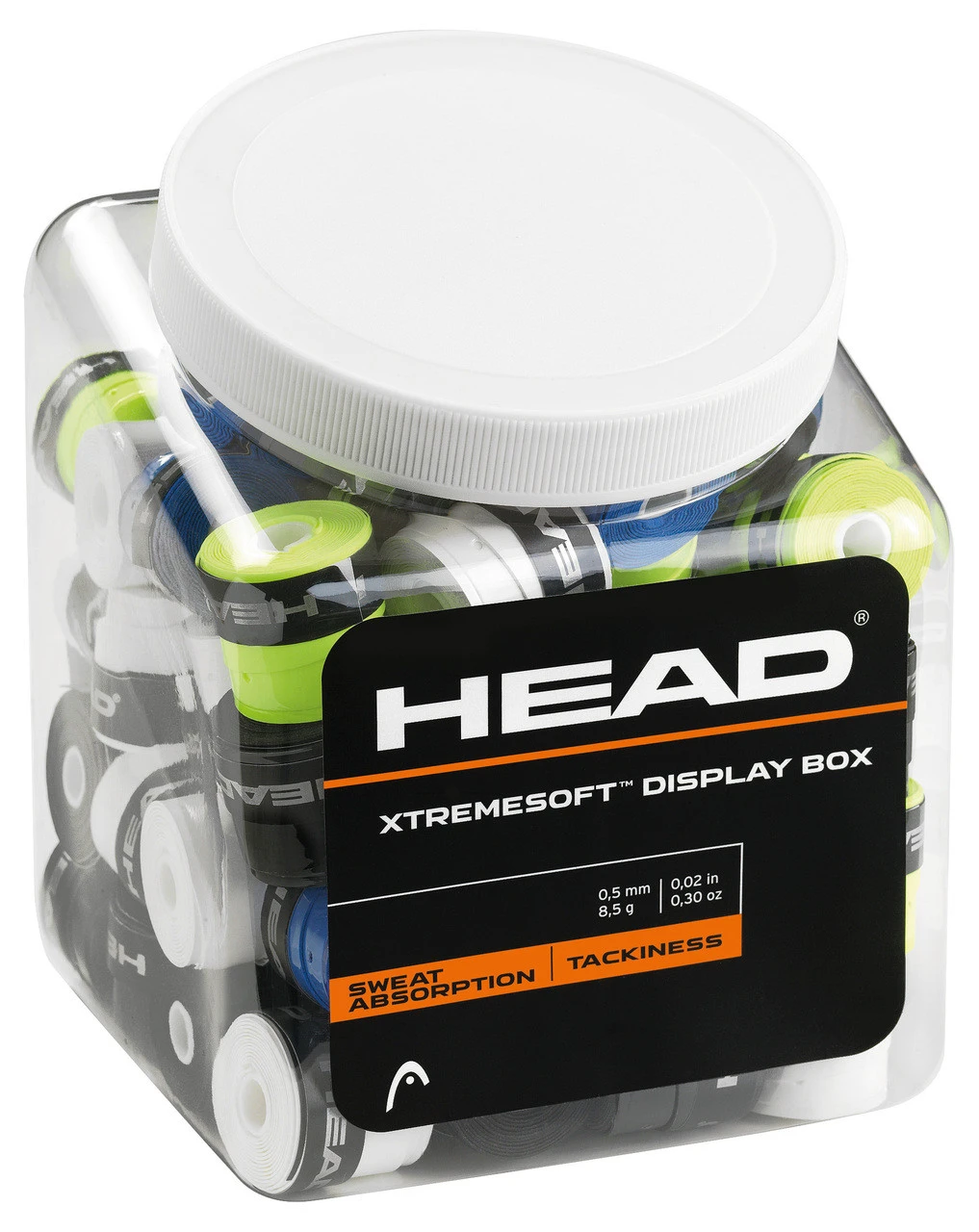 Head Xtreme Soft Overgrip Jar Of 70 1 Head Xtreme Soft Overgrip Jar Of 70