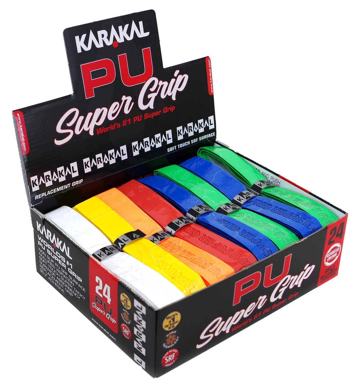 Karakal PU Super Grip Universal Replacement Grip 24 Pack 1 Karakal PU Super Grip Universal Replacement Grip 24 Pack