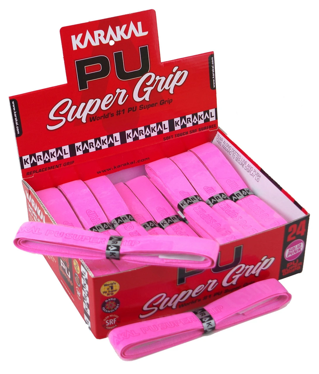 Karakal PU Super Grip Universal Replacement Grip 24 Pack 4 Karakal PU Super Grip Universal Replacement Grip 24 Pack - Image 4