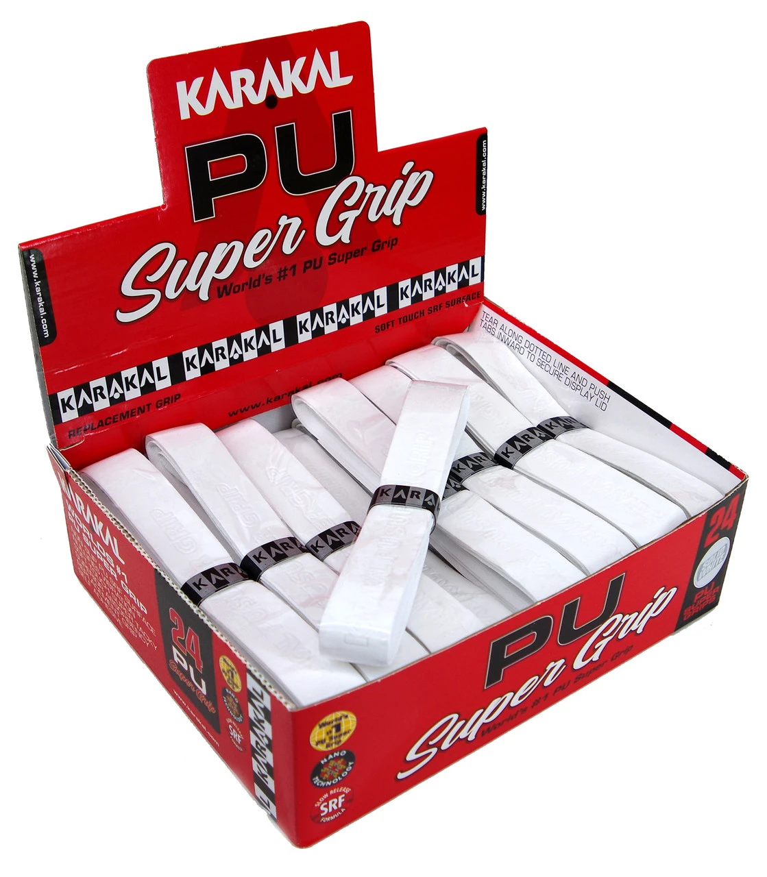 Karakal PU Super Grip Universal Replacement Grip 24 Pack 2 Karakal PU Super Grip Universal Replacement Grip 24 Pack - Image 2