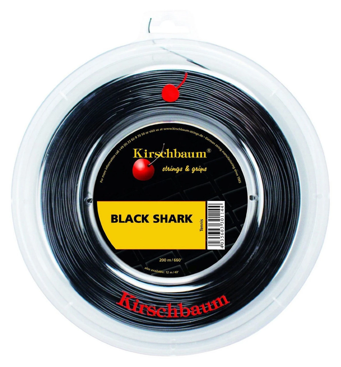 Kirschbaum Black Shark 16 1.30mm 200M Reel 1 Kirschbaum Black Shark 16 1.30mm 200M Reel