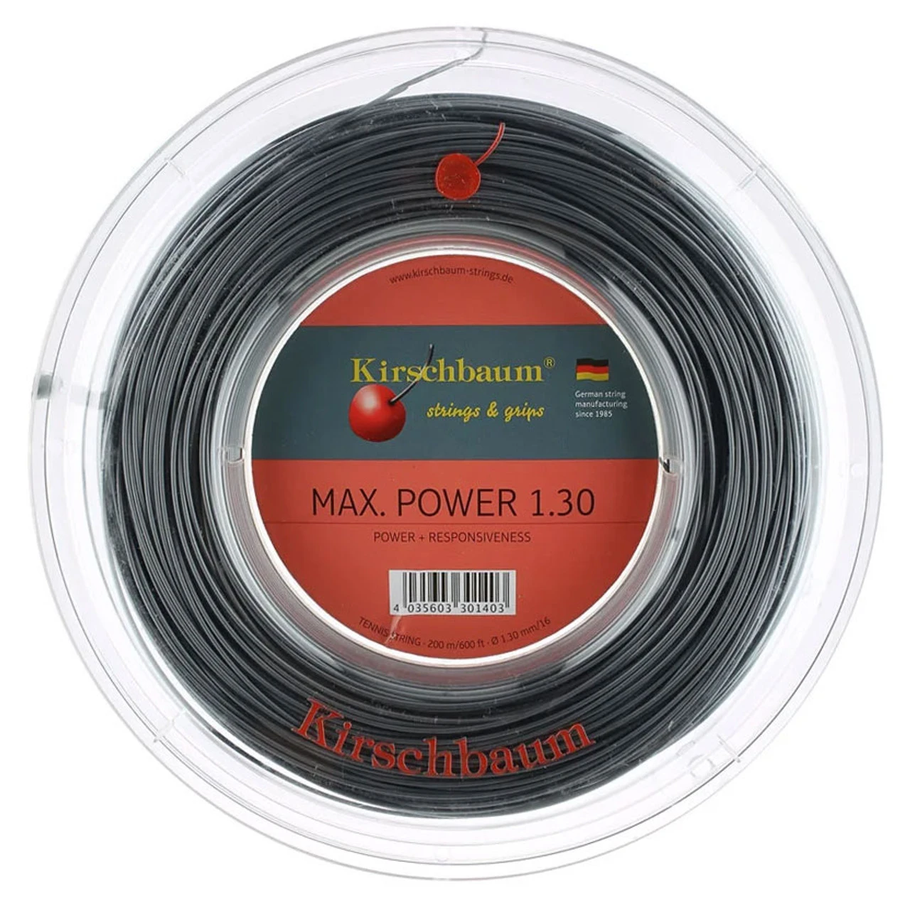 Kirschbaum Max Power 16 1.30mm 200M Reel 1 Kirschbaum Max Power 16 1.30mm 200M Reel