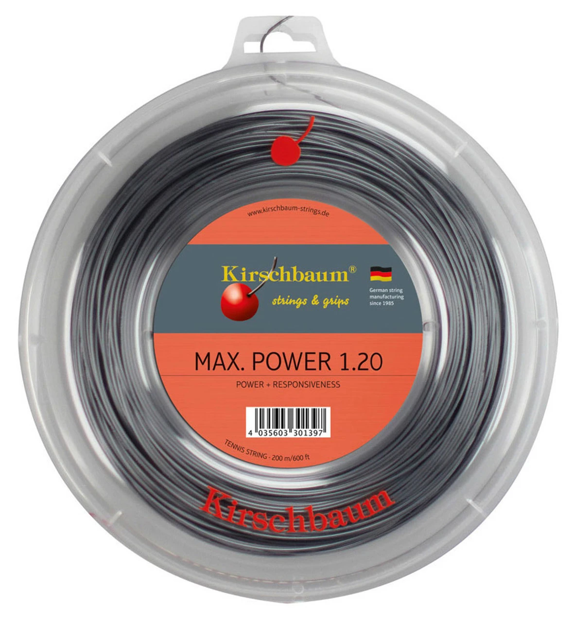 Kirschbaum Max Power 18 1.20mm 200M Reel 1 Kirschbaum Max Power 18 1.20mm 200M Reel