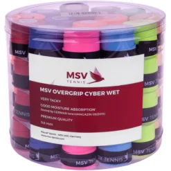 MSV Cyber Wet Overgrip 60 Pack -Deals Racq Elite Store msv cyber wet overgrip 60 pack assorted 43827 29358.1698772452