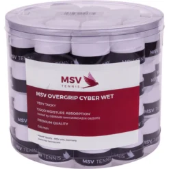 MSV Cyber Wet Overgrip 60 Pack -Deals Racq Elite Store msv cyber wet overgrip 60 pack white 58663.1709822233