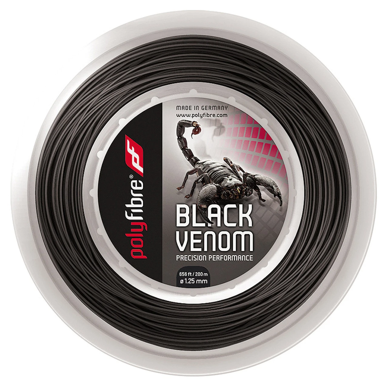 Polyfibre Black Venom 16L 1.25mm 200M Reel 1 Polyfibre Black Venom 16L 1.25mm 200M Reel