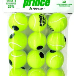 Prince Play + Stay Stage 1 Junior Tennis Balls Dozen