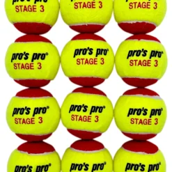 Pro's Pro Stage 3 Red Junior Tennis Balls 12 Pack