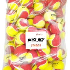 Pro's Pro Stage 3 Red XL Junior Tennis Balls 60 Pack