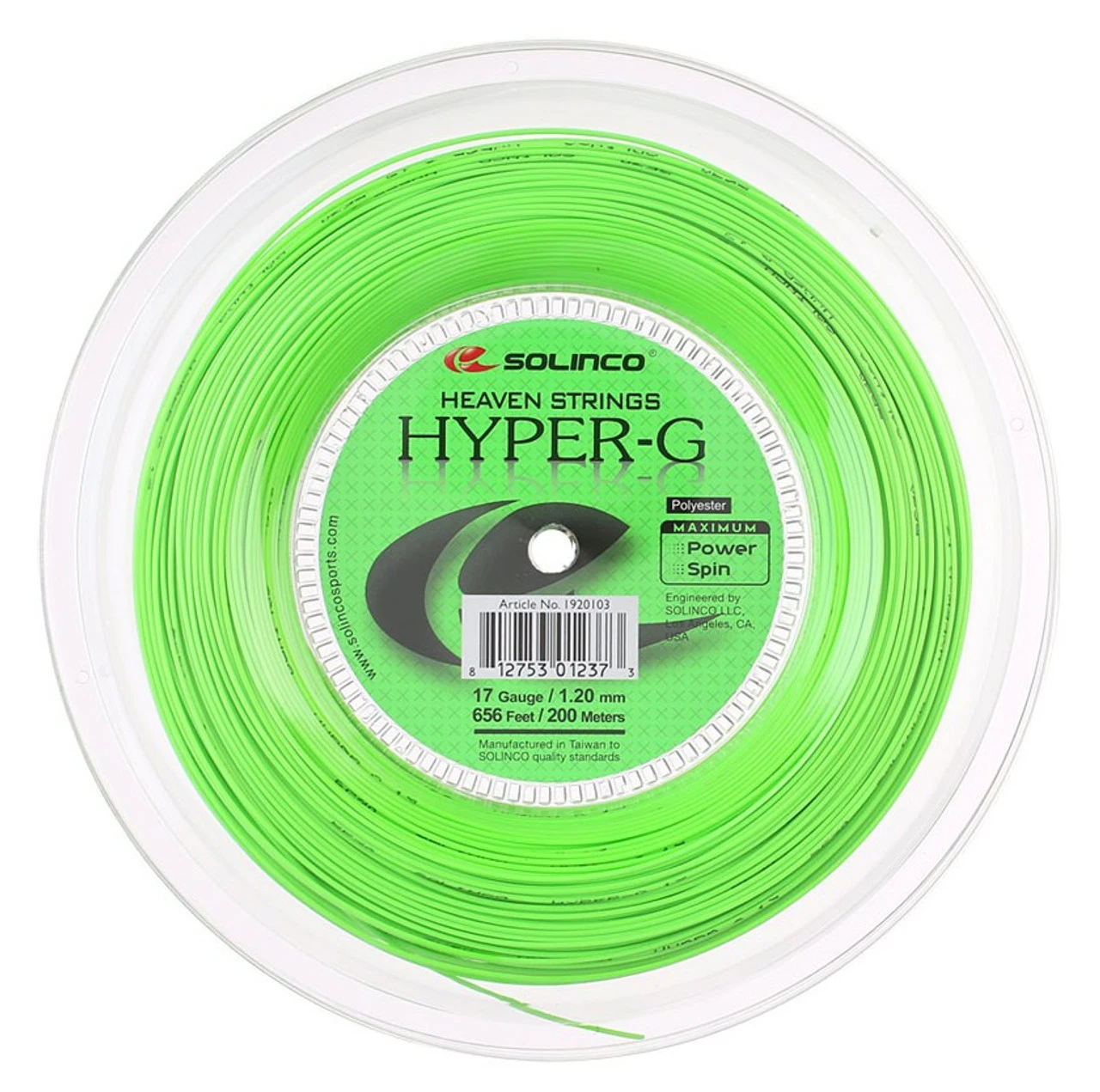 Solinco Hyper-G 17 1.20mm 200M Reel 1 Solinco Hyper-G 17 1.20mm 200M Reel