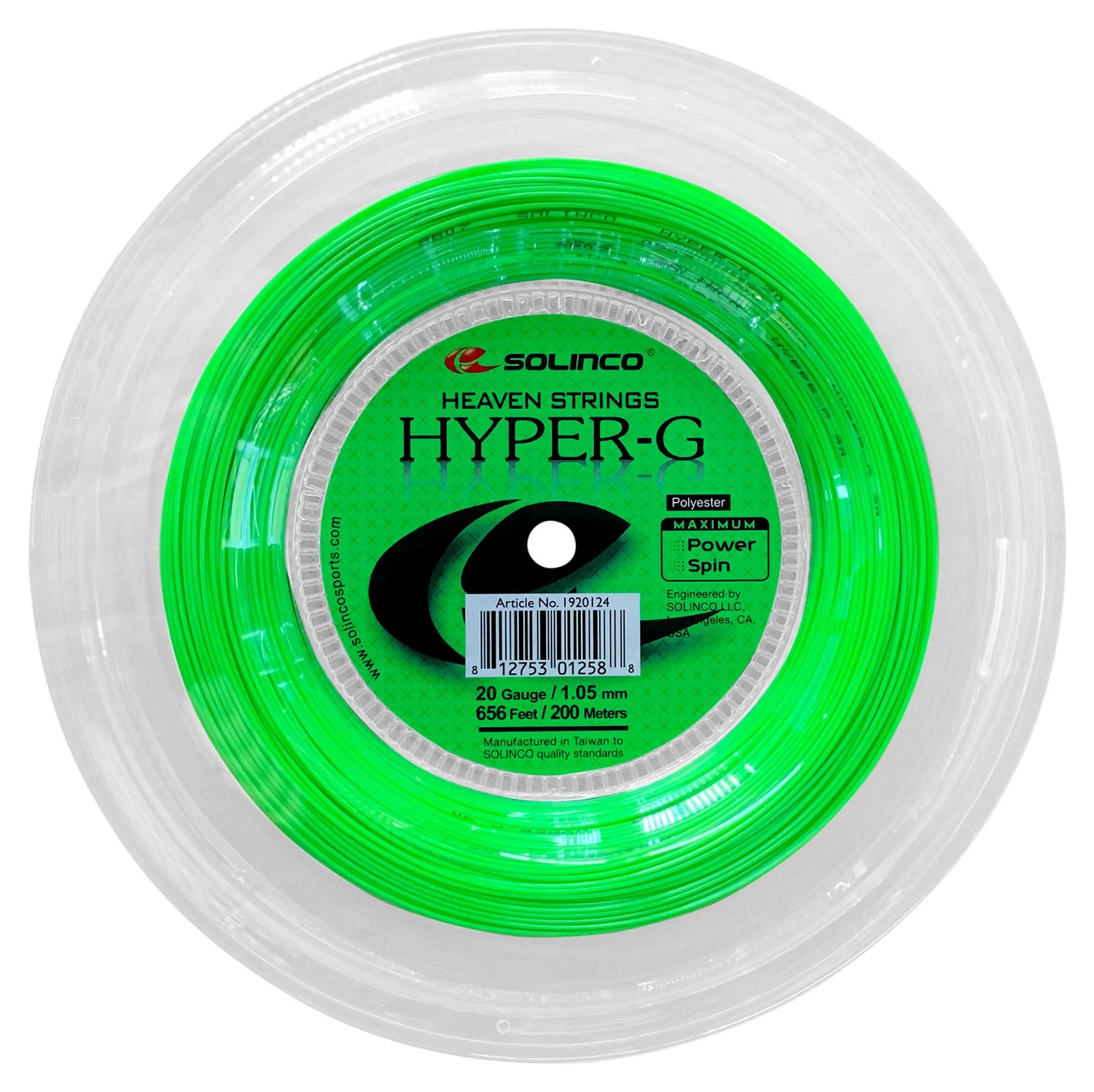 Solinco Hyper-G 20 1.05mm 200M Reel 1 Solinco Hyper-G 20 1.05mm 200M Reel