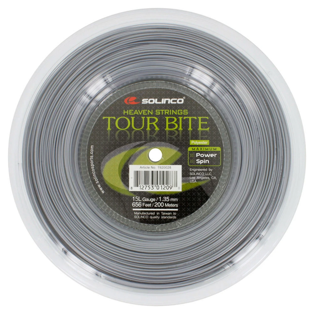Solinco Tour Bite 15L 1.35mm 200M Reel 1 Solinco Tour Bite 15L 1.35mm 200M Reel