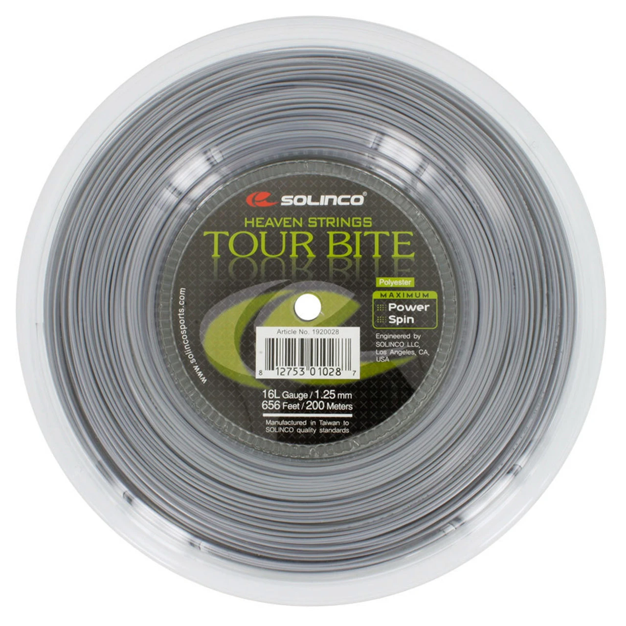 Solinco Tour Bite 16L 1.25mm 200M Reel 1 Solinco Tour Bite 16L 1.25mm 200M Reel