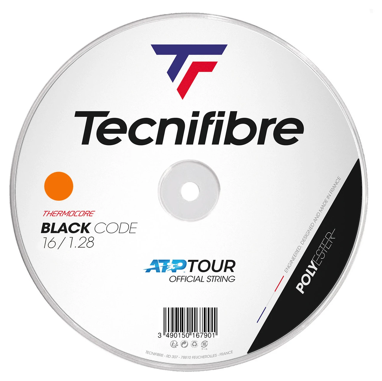 Tecnifibre BlackCode 16 1.28mm 200M Reel 2 Tecnifibre BlackCode 16 1.28mm 200M Reel - Image 2