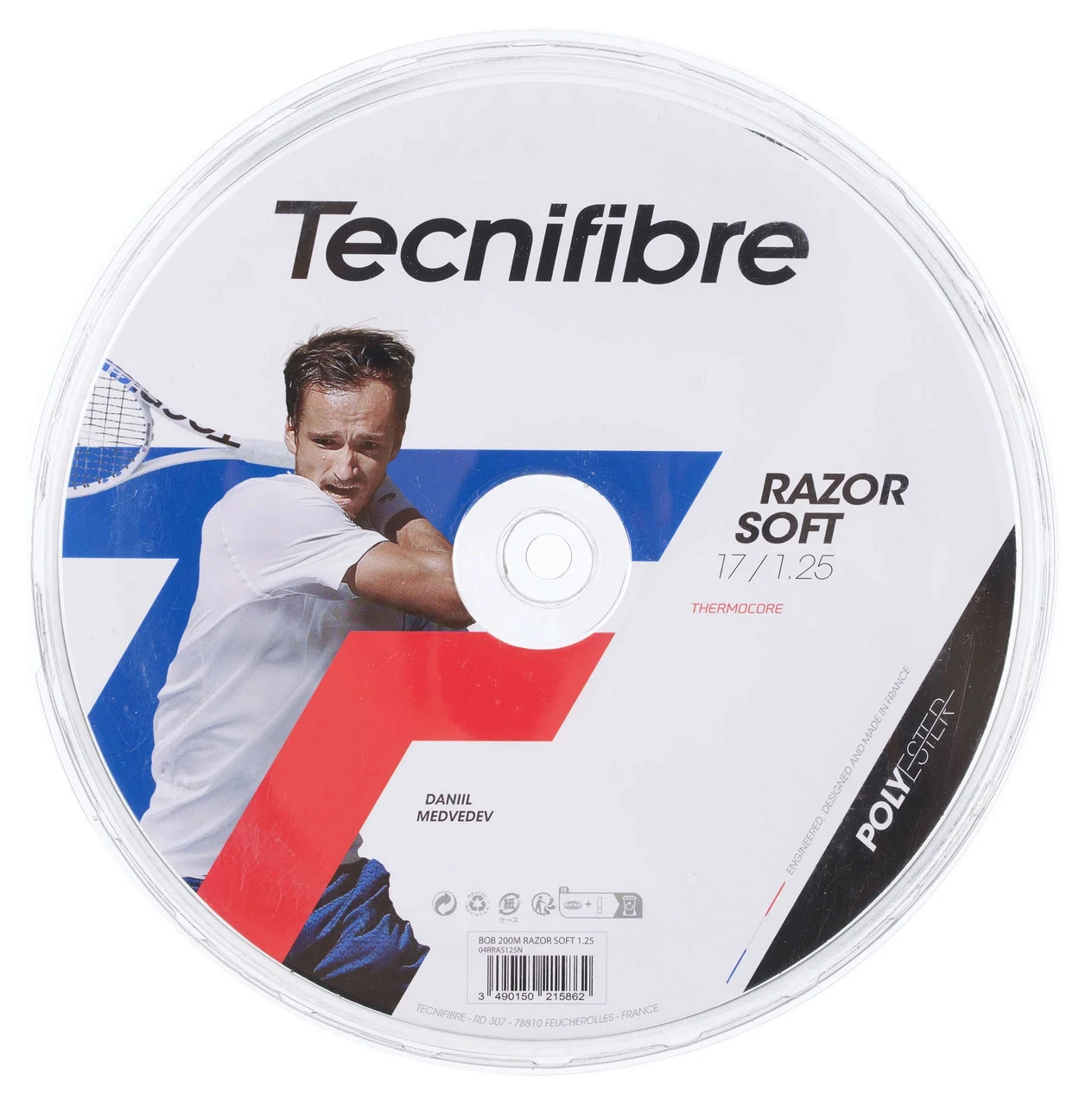 Tecnifibre Razor Soft 17 1.25mm 200M Reel 1 Tecnifibre Razor Soft 17 1.25mm 200M Reel