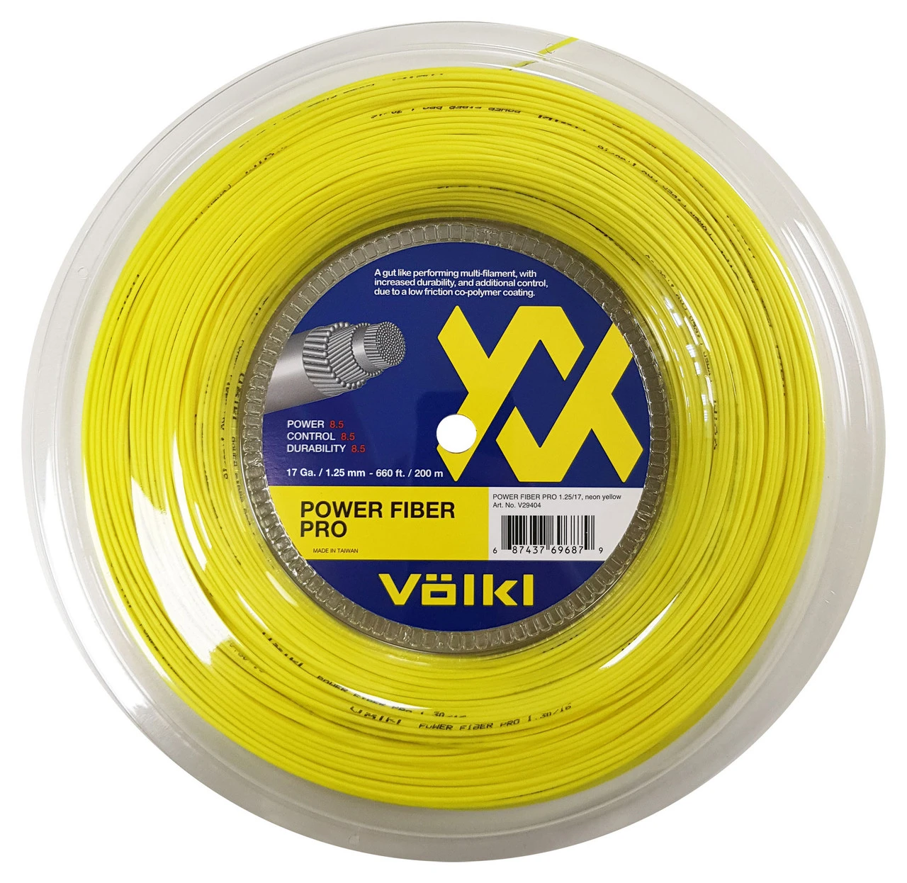 Volkl Power Fiber Pro 17 1.25mm 200M Reel 2 Volkl Power Fiber Pro 17 1.25mm 200M Reel - Image 2