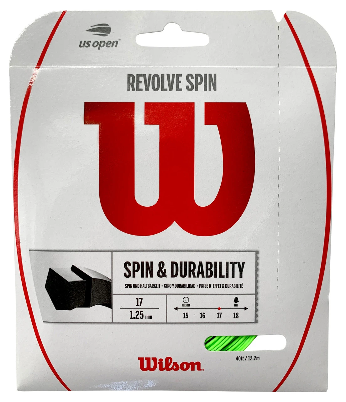 Wilson Revolve Spin 17 1.25mm Set 2 Wilson Revolve Spin 17 1.25mm Set - Image 2