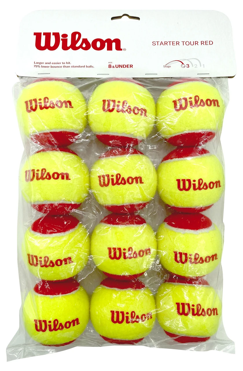 Wilson Starter Red Tennis Balls Dozen 1 Wilson Starter Red Tennis Balls Dozen